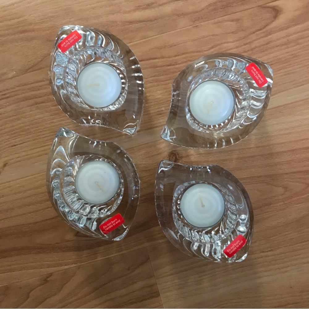 Mikasa Royal Suite Votives - Set of 4 - New in box